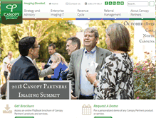 Tablet Screenshot of canopy-partners.com